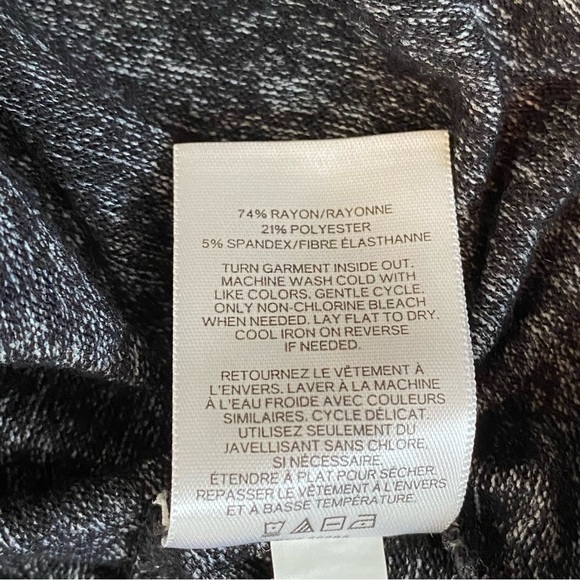 Express Black Charcoal Tunic Top - Picture 8 of 8